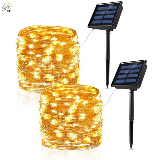 Solar LED Light Outdoor Garden Waterproof Fairy Garland
