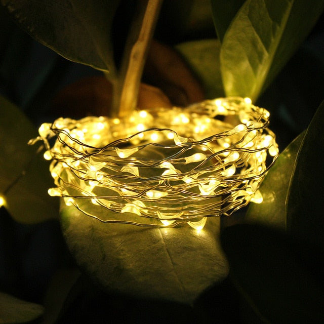 Solar LED Light Outdoor Garden Waterproof Fairy Garland