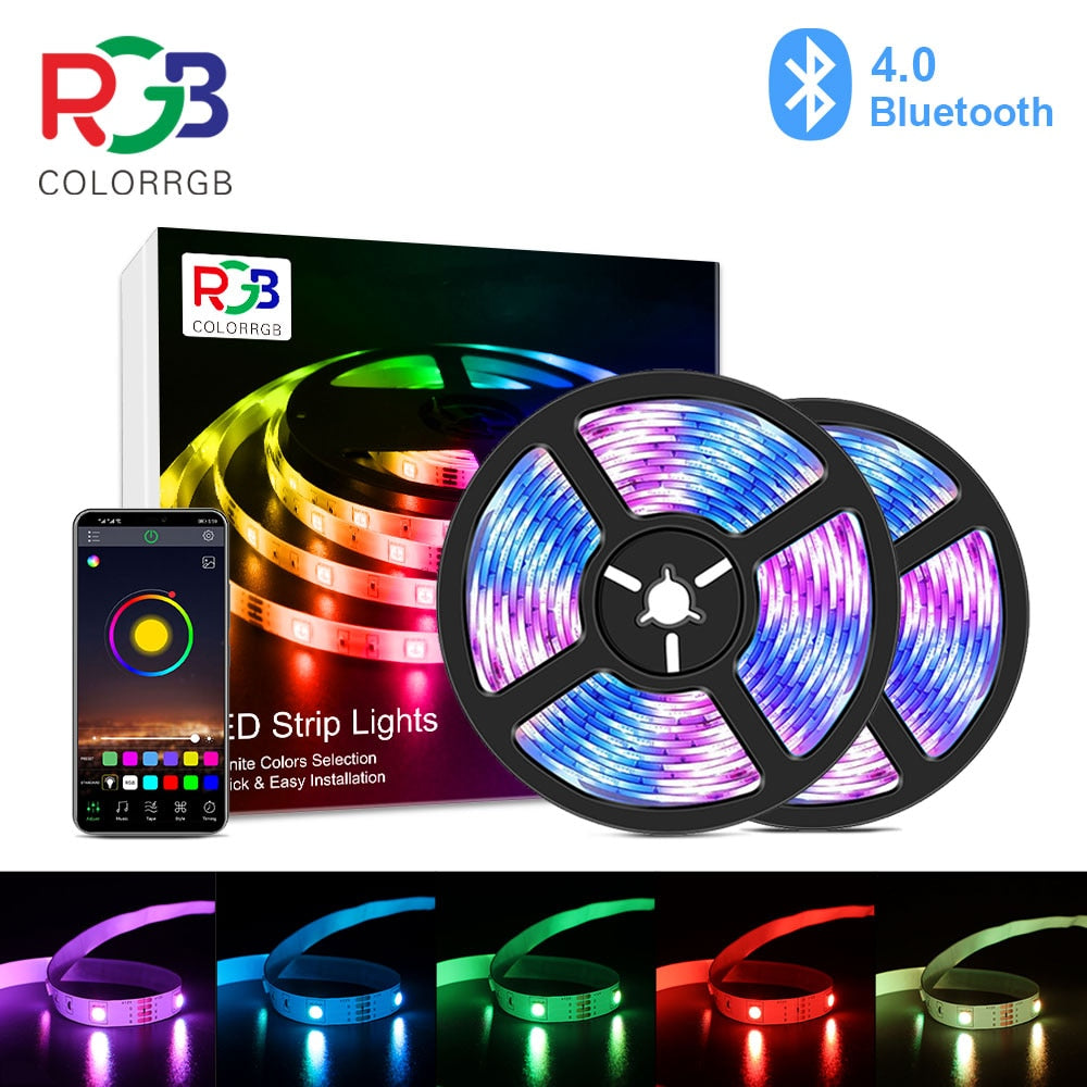 ColorRGB, LED RGB Strip Light, APP Control Color Changing