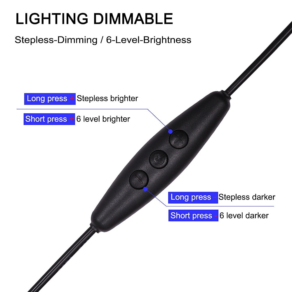 COB LED Strip with Dimmer USB Powered