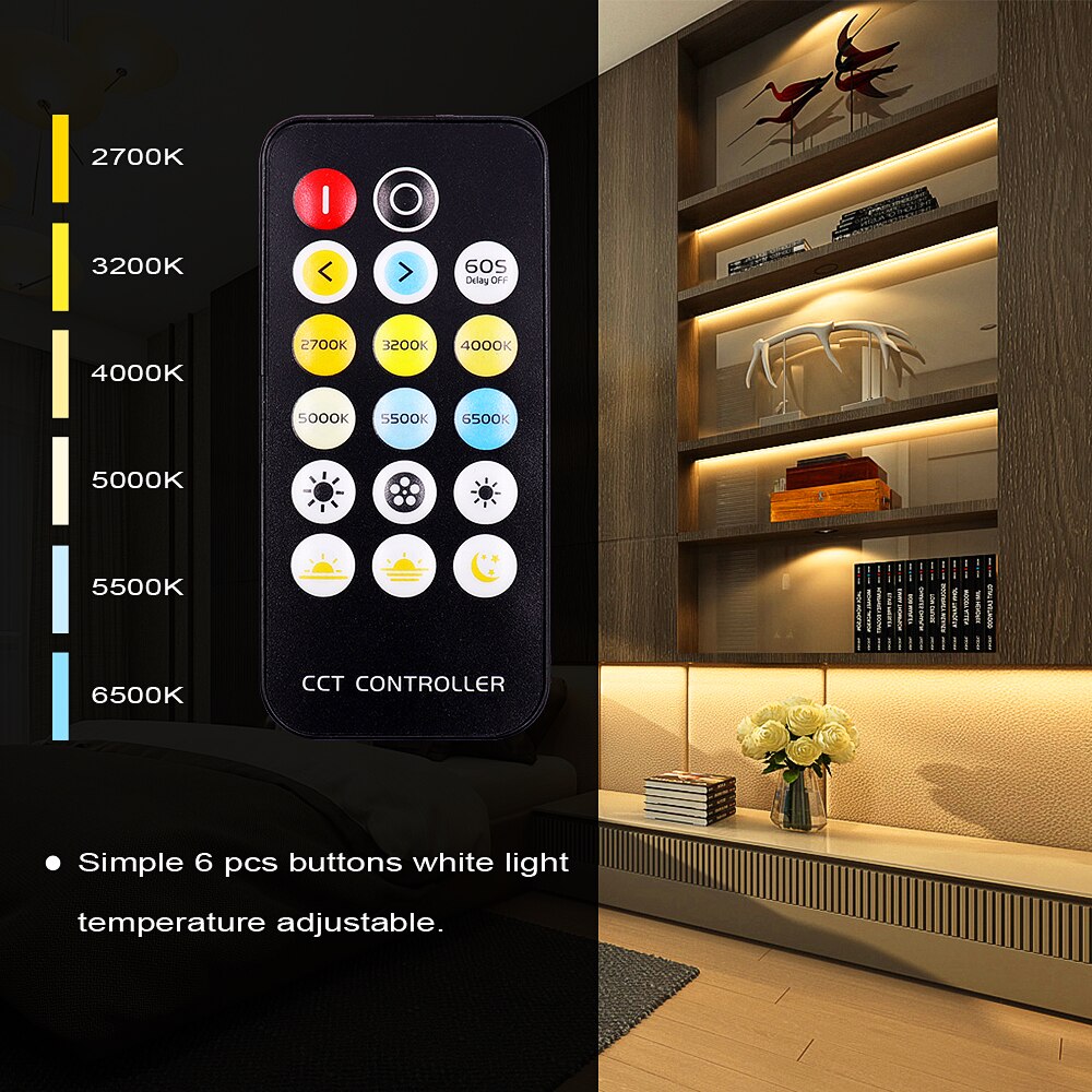 Color Temp Dimmable 3 2 Wire Bicolor LED Tape