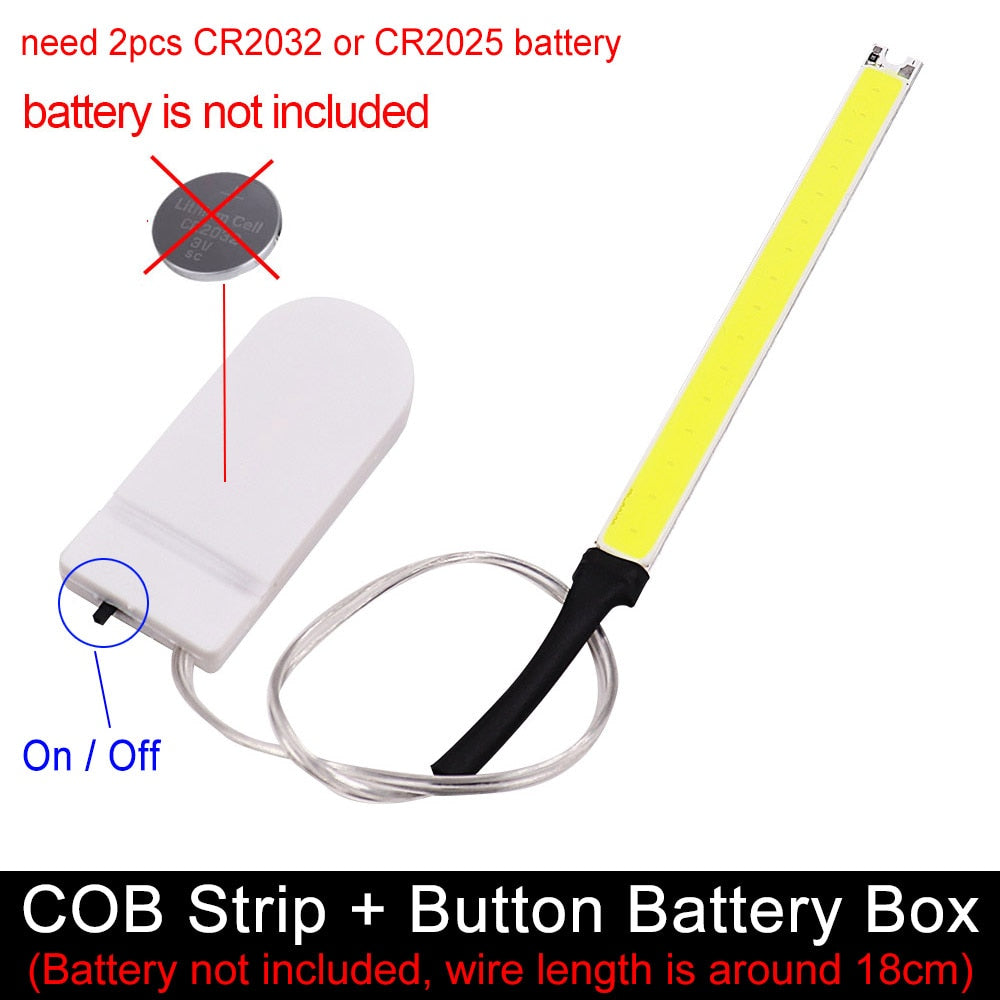 COB LED Light Chip 2W Warm Cool White Color