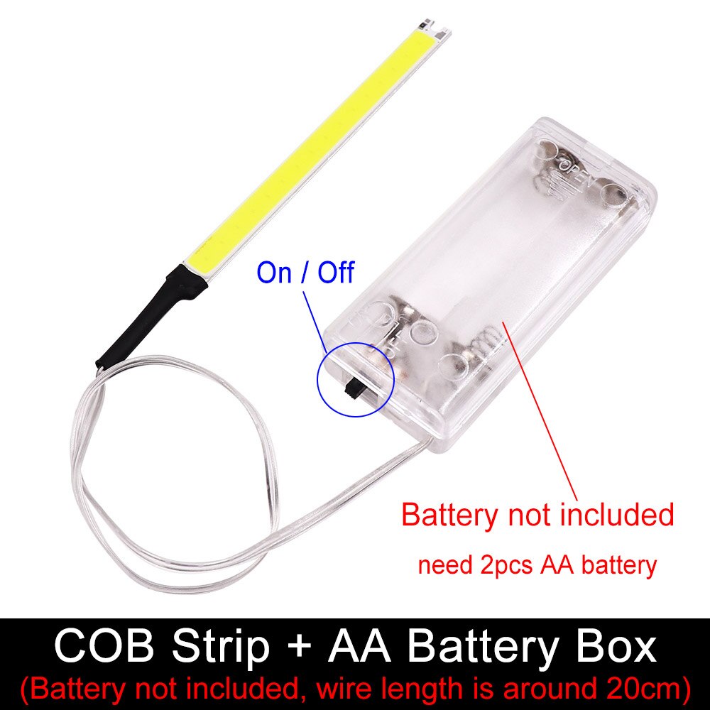 COB LED Light Chip 2W Warm Cool White Color