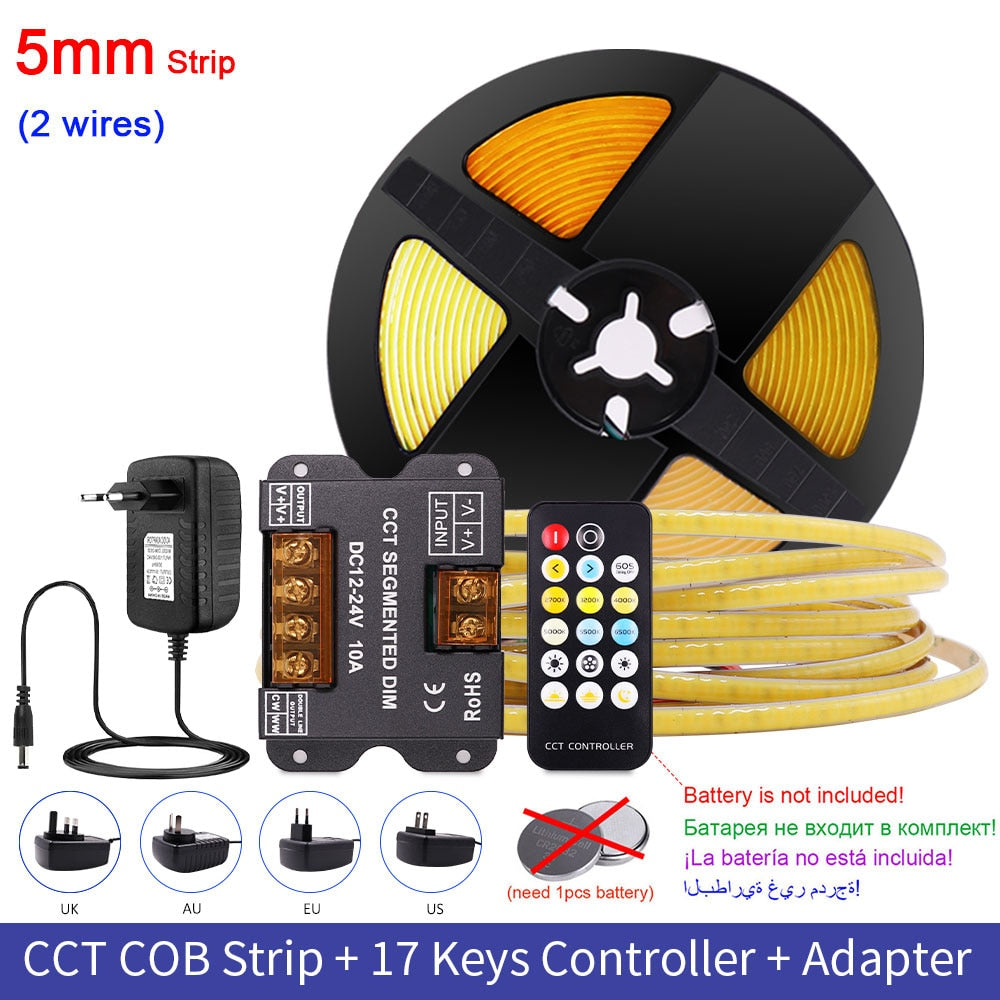 Color Temp Dimmable 3 2 Wire Bicolor LED Tape