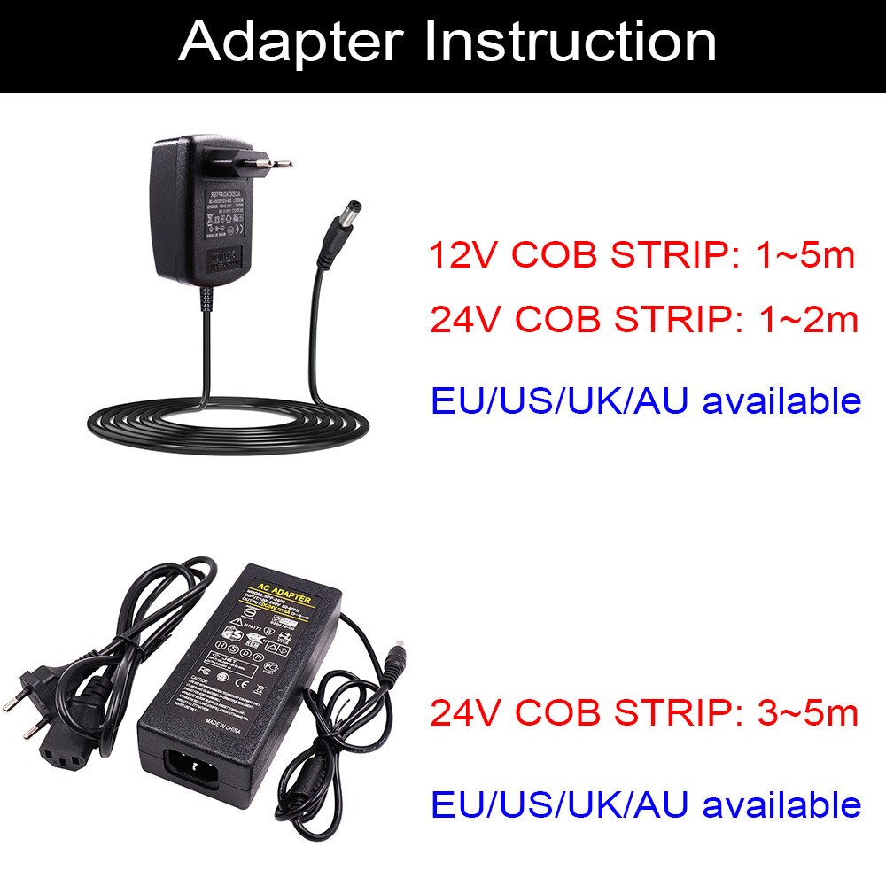 COB Strip LED Light Bar RF Dimmer DC 24V 12V