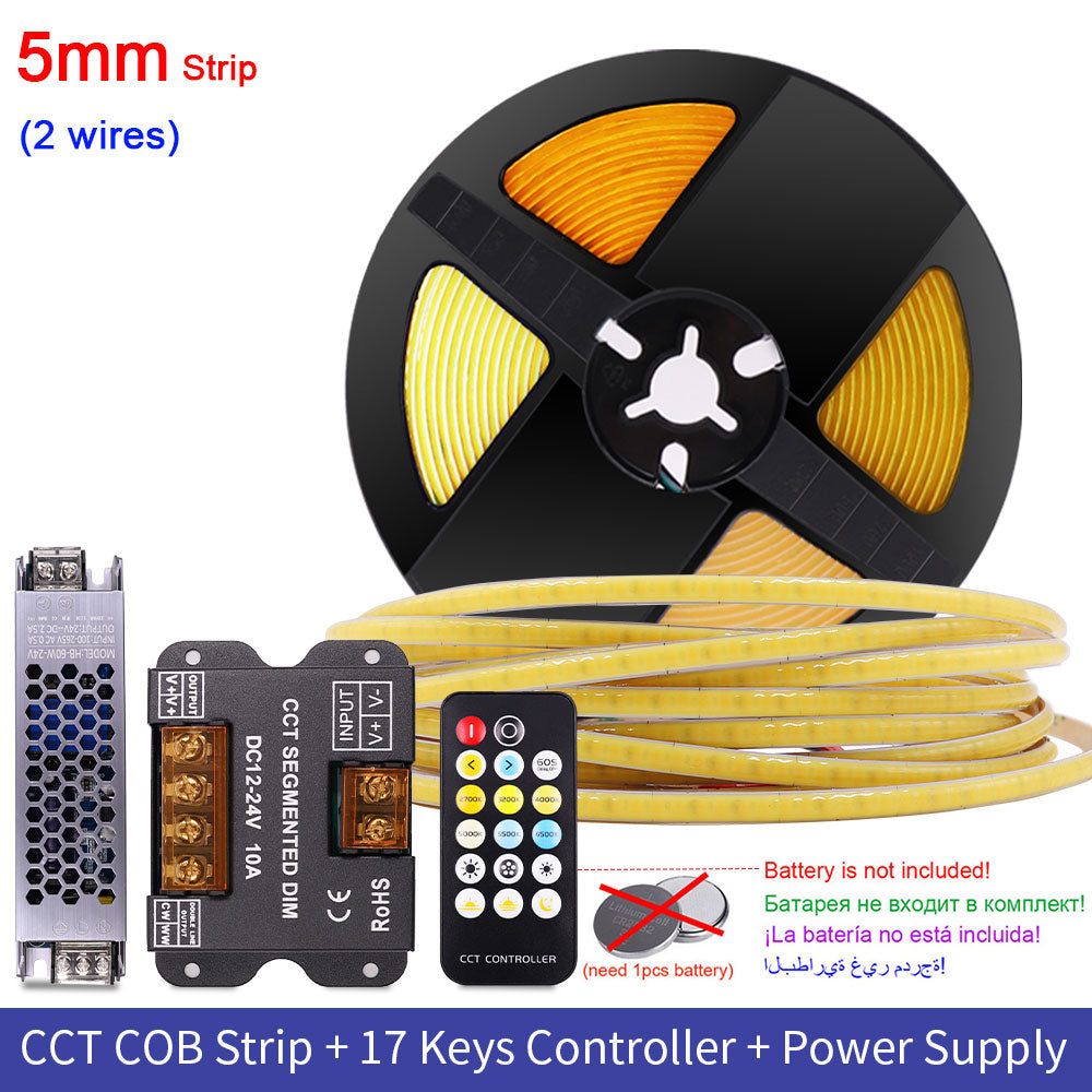 Color Temp Dimmable 3 2 Wire Bicolor LED Tape