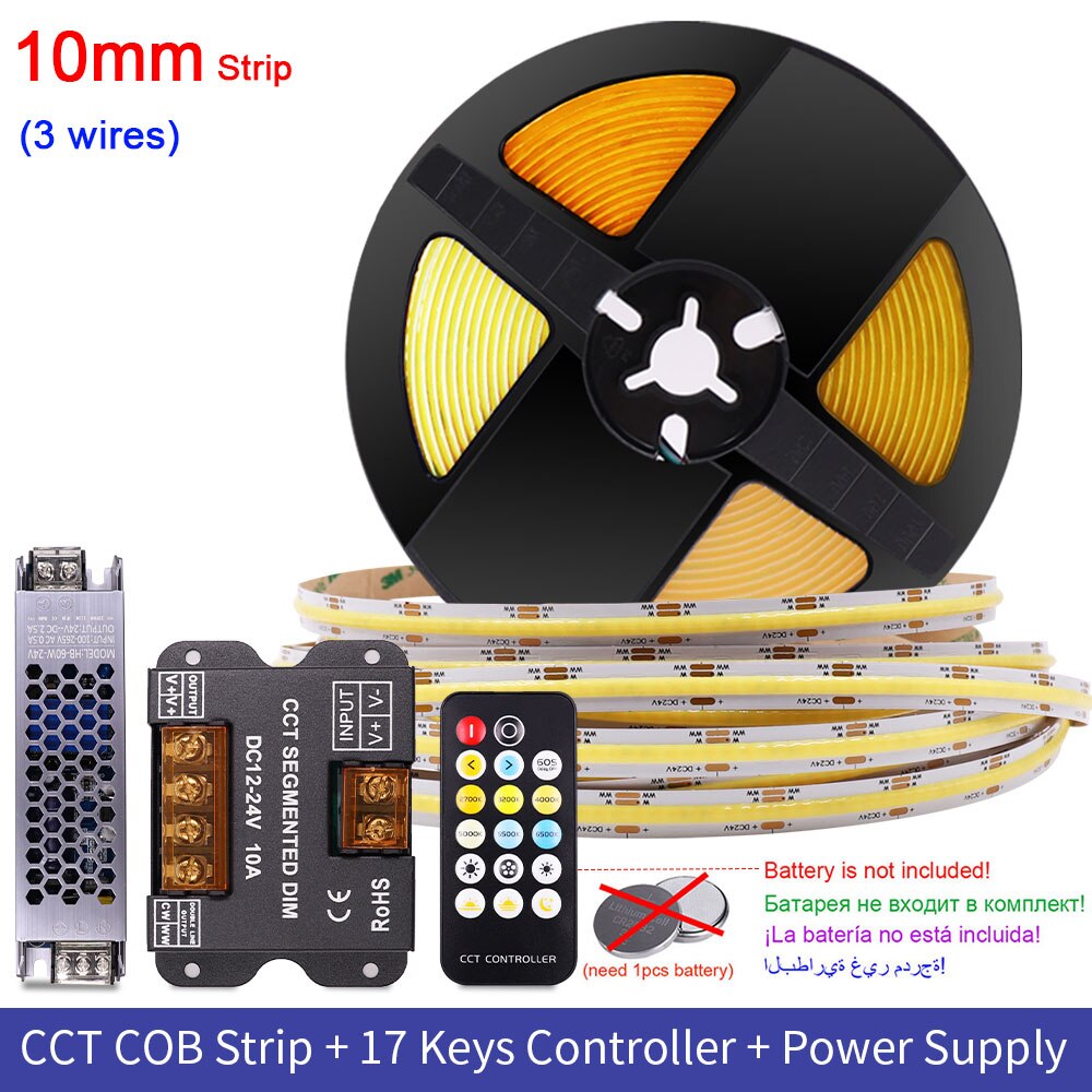 Color Temp Dimmable 3 2 Wire Bicolor LED Tape