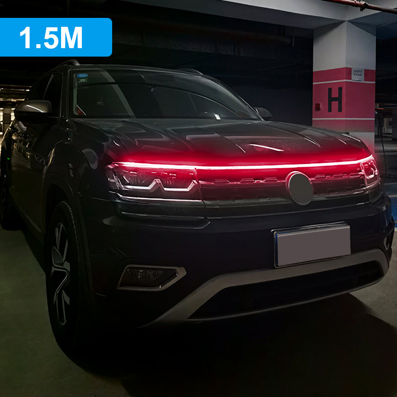 LED Daytime Running Light Scan Starting Car Hood Decorative Lights