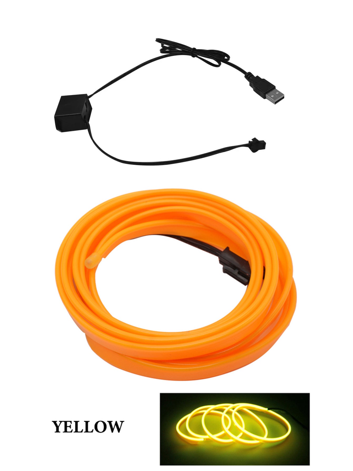 Car Led Decoration Cold Light Interior Modification Strip Car Light