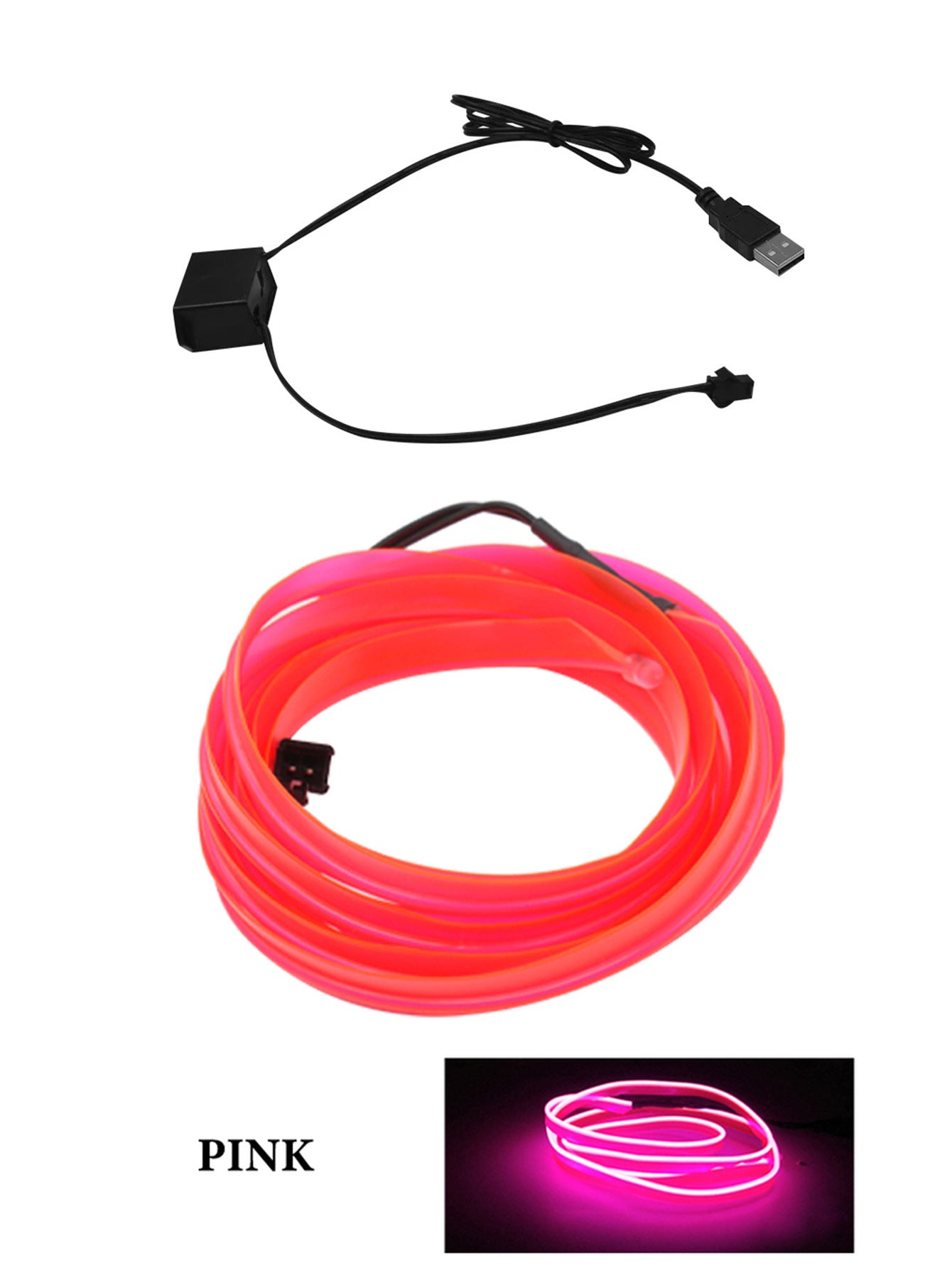Car Led Decoration Cold Light Interior Modification Strip Car Light