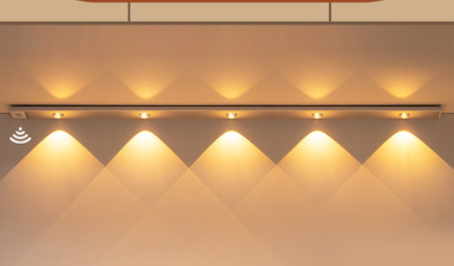 LED Wireless Self-adhesive Inductive Charging Shoe Cabinet Cabinet Light Strip