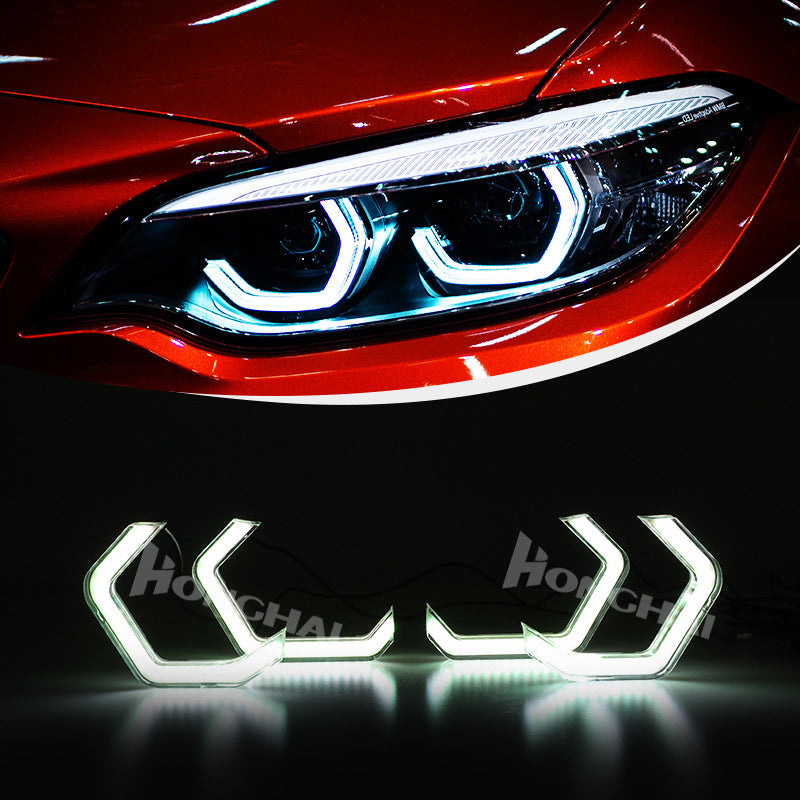 Suitable For BMW Crystal Angel Eye Rgb Bluetooth