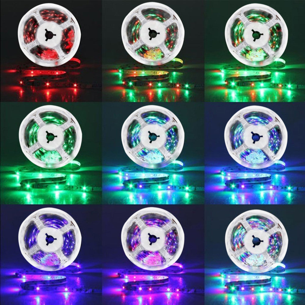 10M 3528 SMD RGB 600 LED Strip Light String Tape+44 Key IR Remote Control