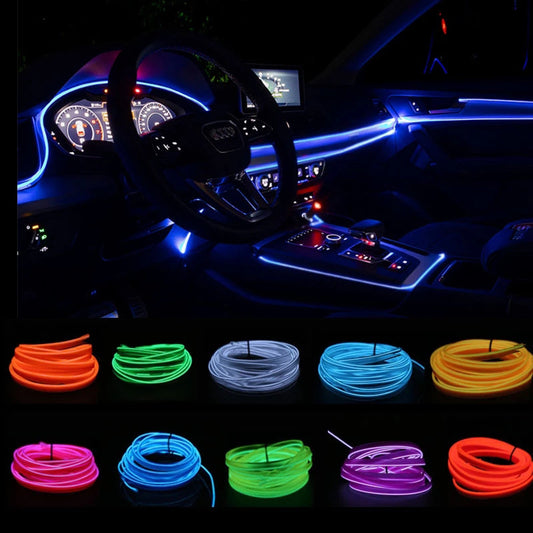 Car Led Decoration Cold Light Interior Modification Strip Car Light