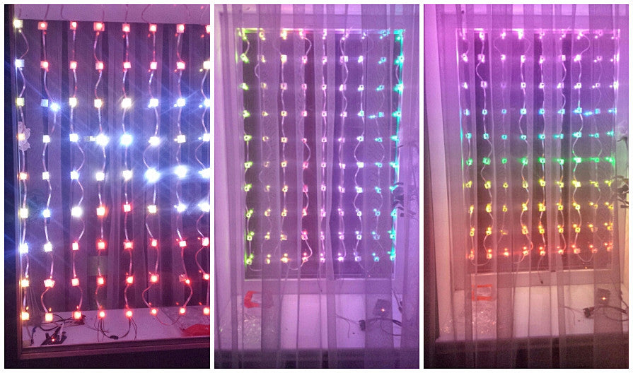 Per-wired LED Pixel Module String Light LED Chips on Heatsink