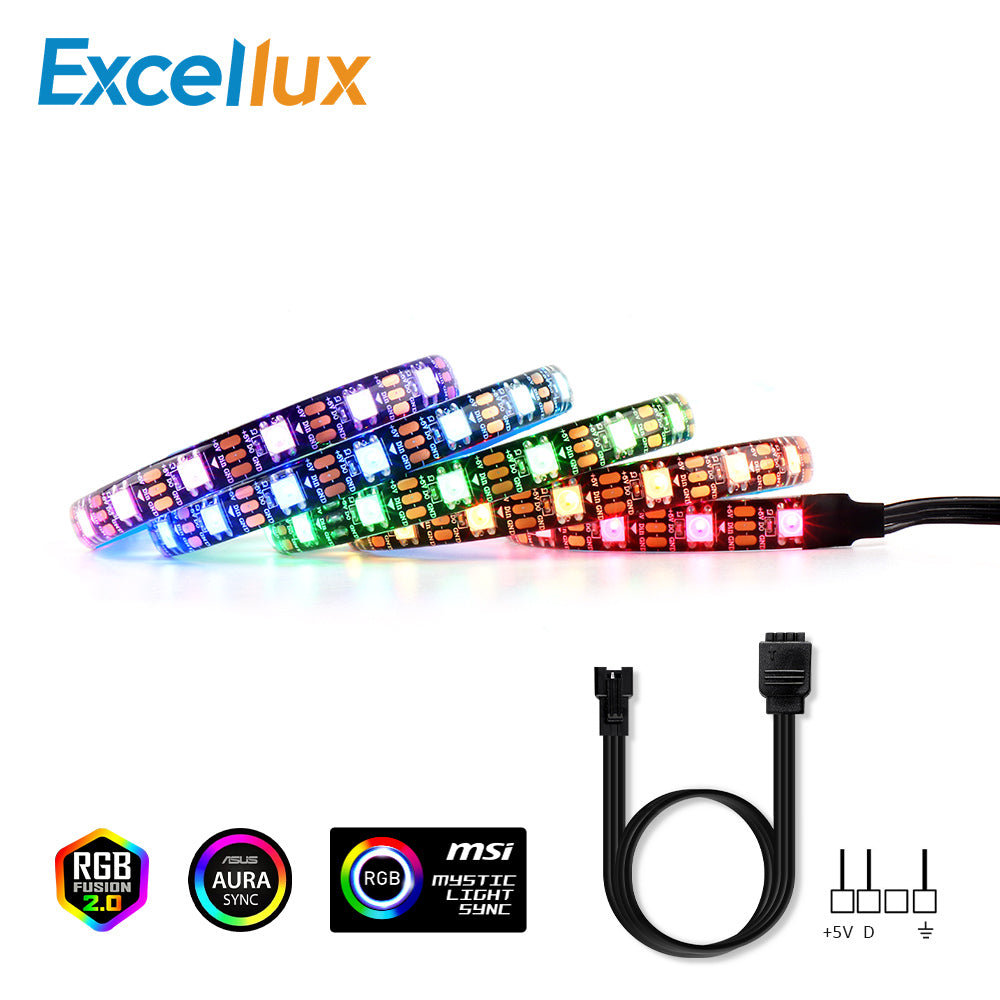 LED Strip Light RGB Addressable Strip For PC case Motherboard