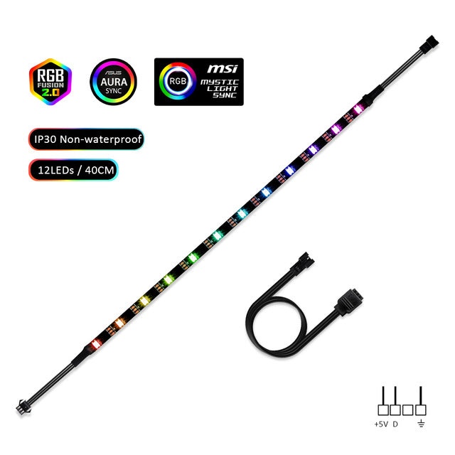LED Strip Light RGB Addressable Strip For PC case Motherboard