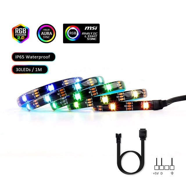 LED Strip Light RGB Addressable Strip For PC case Motherboard