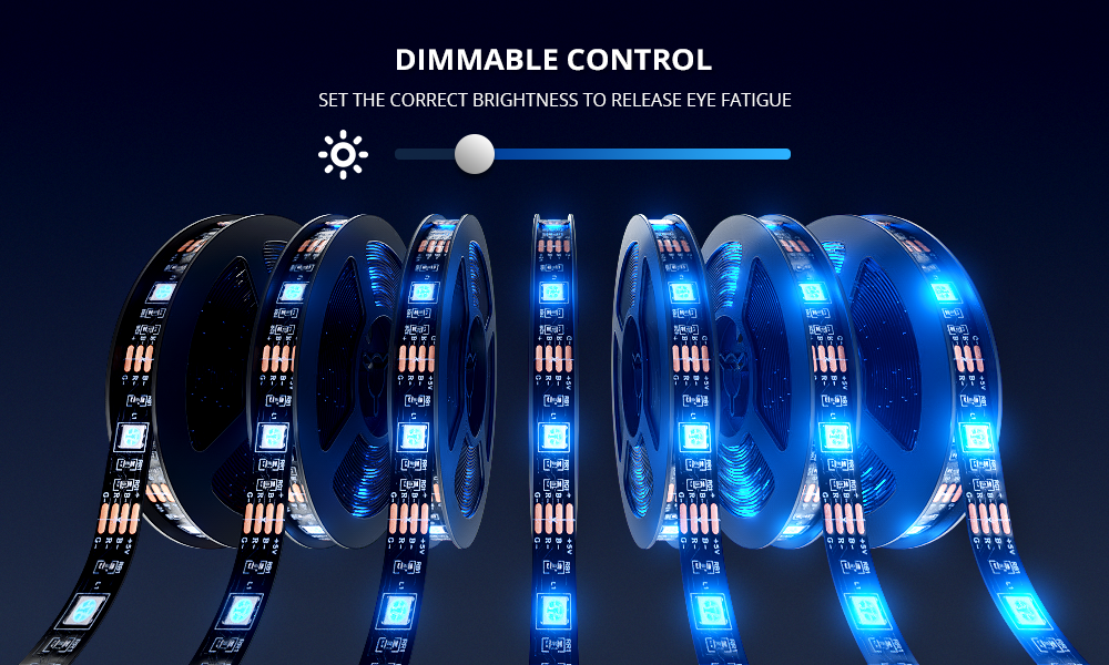 LED Strip Light,Bluetooth APP Control, Backlight for TV USB Bluetooth