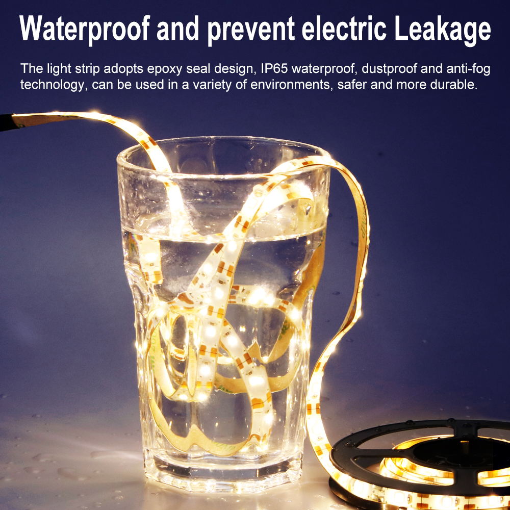 USB LED Strip Light Waterproof Flexible Fita LED Wall Light Tape