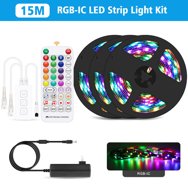Wifi Addressable Smart Pixel Led Strip Light Kit Wifi Voice Control for Alexa