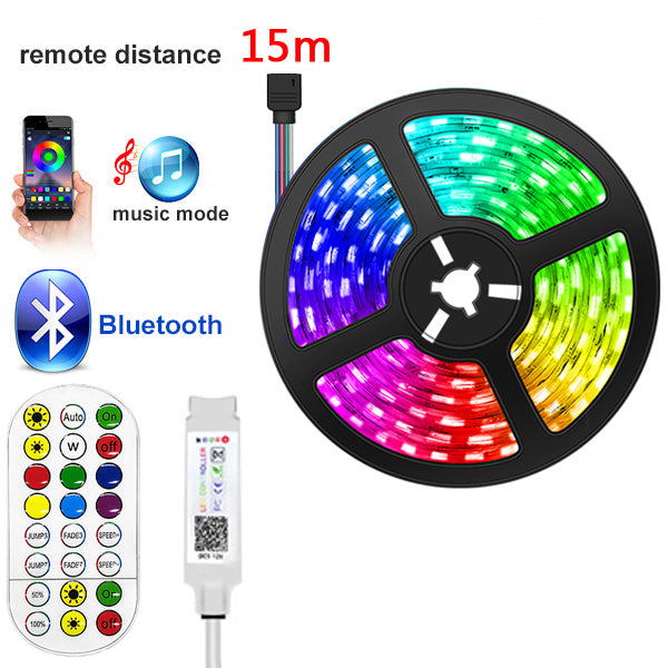 LED Strip Light USB Bluetooth Flexible LED Lamp Tape Ribbon TV Desktop Screen
