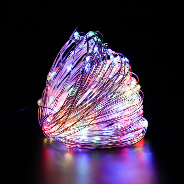 LED Strip Light Battery Box Copper Wire String Lights