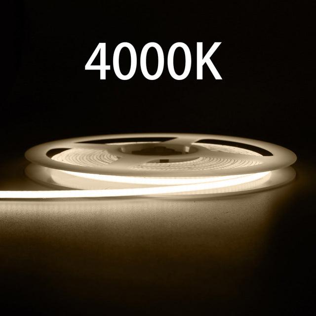 Ultra Slim COB LED Strip Lights Flexible Linear Light Tape