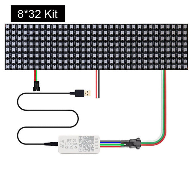 LED Panel Screen Pixels Module Light Bluetooth Controller Individually Addressable