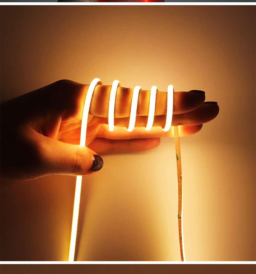 Ultra Thin COB LED Strip Light Linear Lighting LED Tape for Room