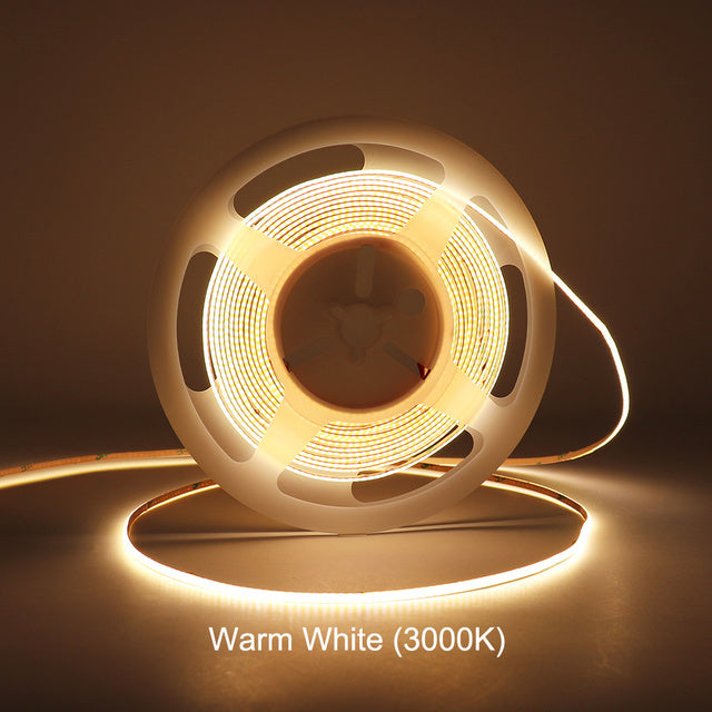 Ultra Thin COB LED Strip Light Linear Lighting LED Tape for Room