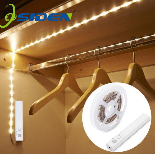 Kitchen Cabinet Light Tape LED Motion Sensor LED Strip Light Not waterproof Wireless
