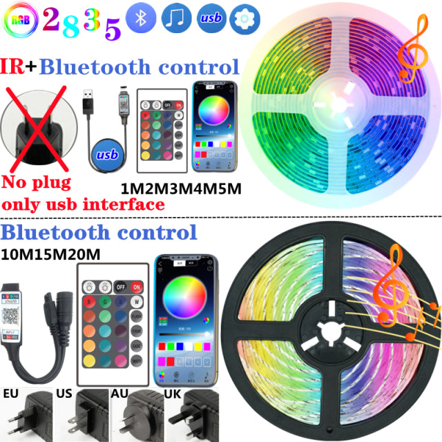 Led Strip Light RGBIC Dream Color SMD Lighting Decoration Living Room Smart