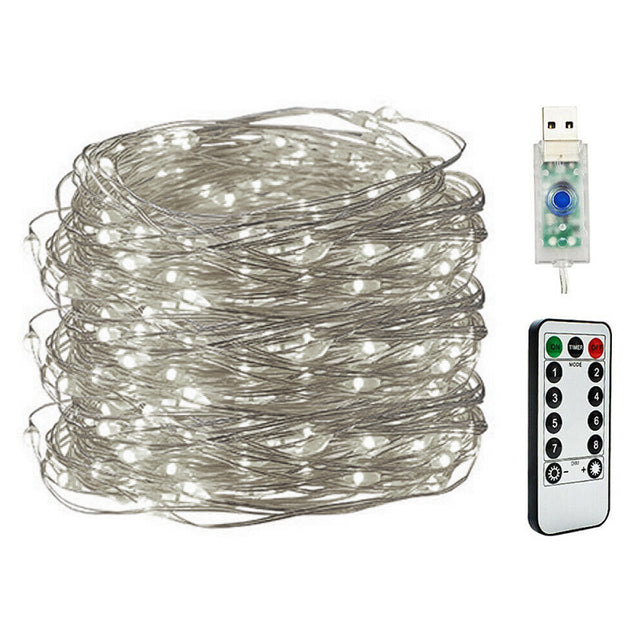 LED Strip Light Room Decor USB With Remote Copper Wire