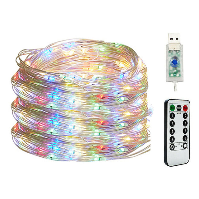 LED Strip Light Room Decor USB With Remote Copper Wire