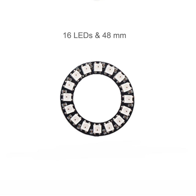 Led Pixel Ring Individul AddressabIe Ring RGB IC BuiIt-in Led ModuIe