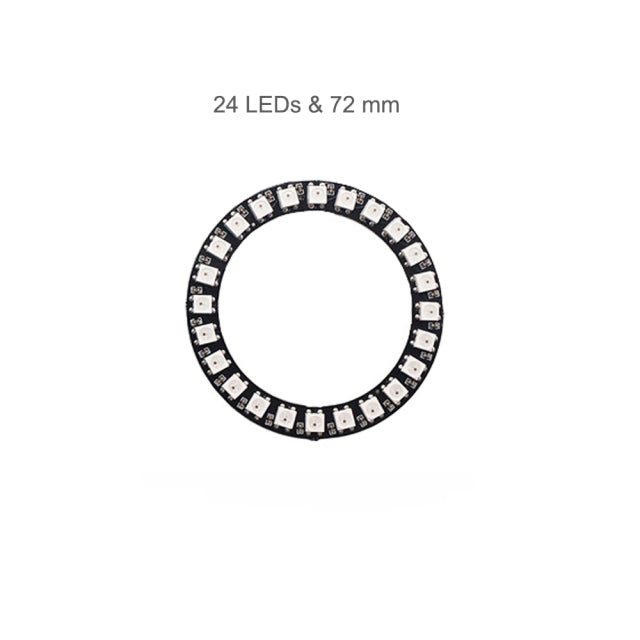 Led Pixel Ring Individul AddressabIe Ring RGB IC BuiIt-in Led ModuIe