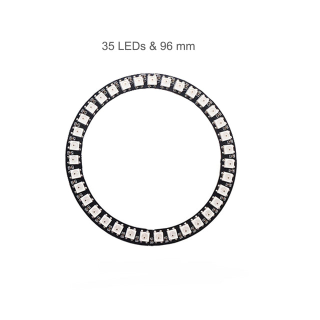 Led Pixel Ring Individul AddressabIe Ring RGB IC BuiIt-in Led ModuIe