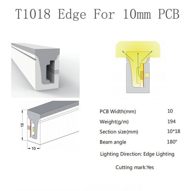 LED Neon Rope Tube Silica Gel Flexible Strip Light Soft Lamp Tube