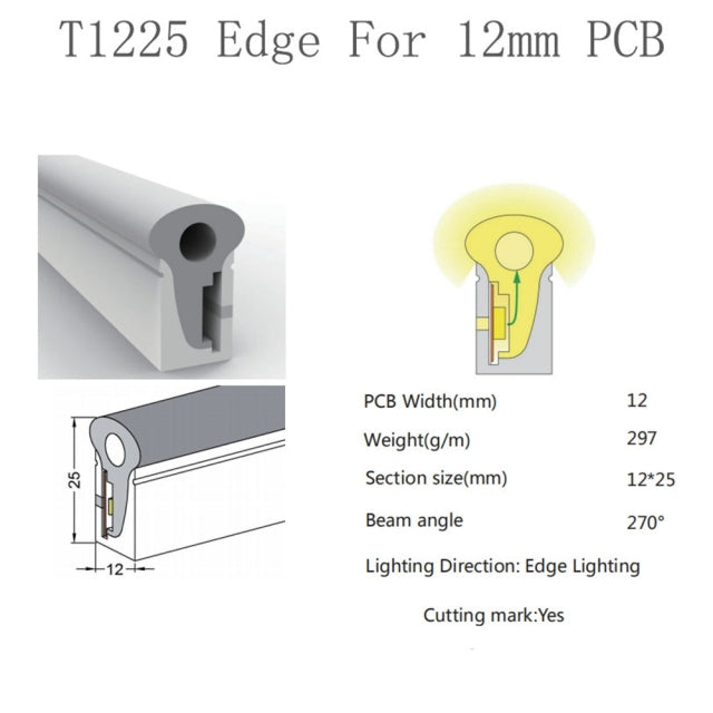 LED Neon Rope Tube Silica Gel Flexible Strip Light Soft Lamp Tube