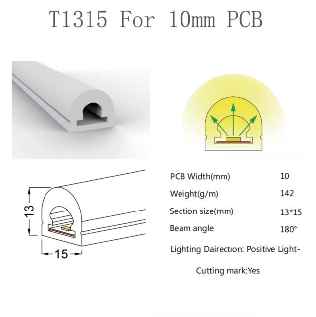 LED Neon Rope Tube Silica Gel Flexible Strip Light Soft Lamp Tube