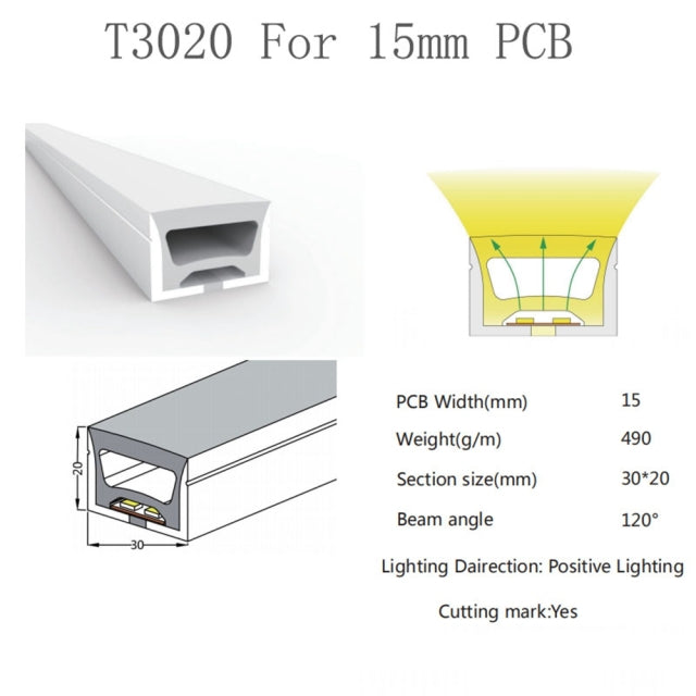 LED Neon Rope Tube Silica Gel Flexible Strip Light Soft Lamp Tube