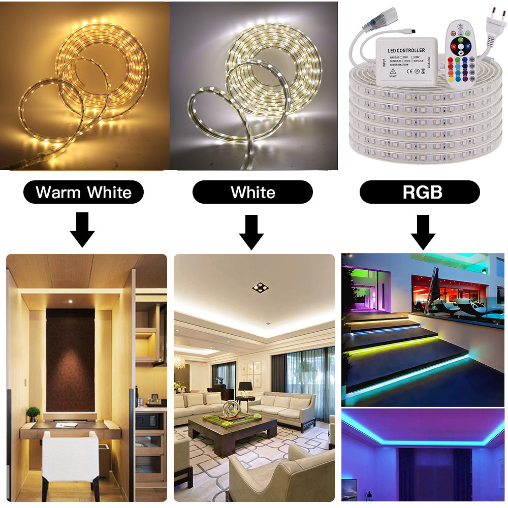 Waterproof LED Strip  Outdoor Decoration RGB