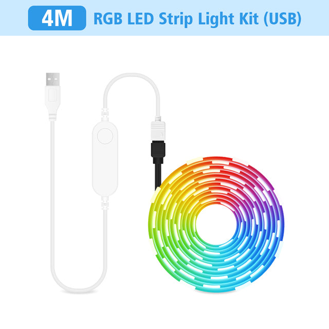 WiFi USB RGB TV LED Strip Light Tuya Smart Life Flexible Light