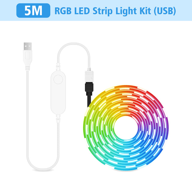 WiFi USB RGB TV LED Strip Light Tuya Smart Life Flexible Light