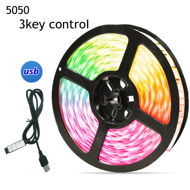 LED Strip Light DC String Flexible Lamp Tape Bluetooth Control TV Backlight