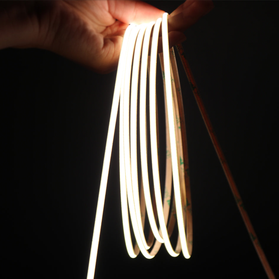 Super Thin COB LED Strip Lights for Home Decor High Density Flexible Tape Light