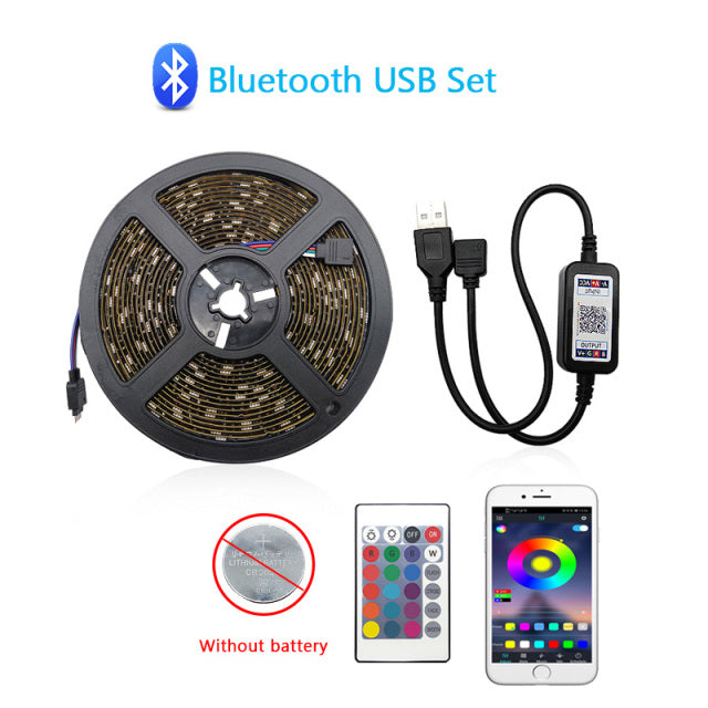 Bluetooth USB Led Strips DC Lights Led Lighting Lamp Light Phone APP Control