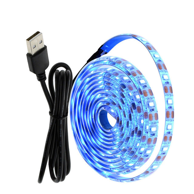 USB LED Strip Light for TV Backlight RGB LED Light Tape Ribbon TV Screen Background Lighting