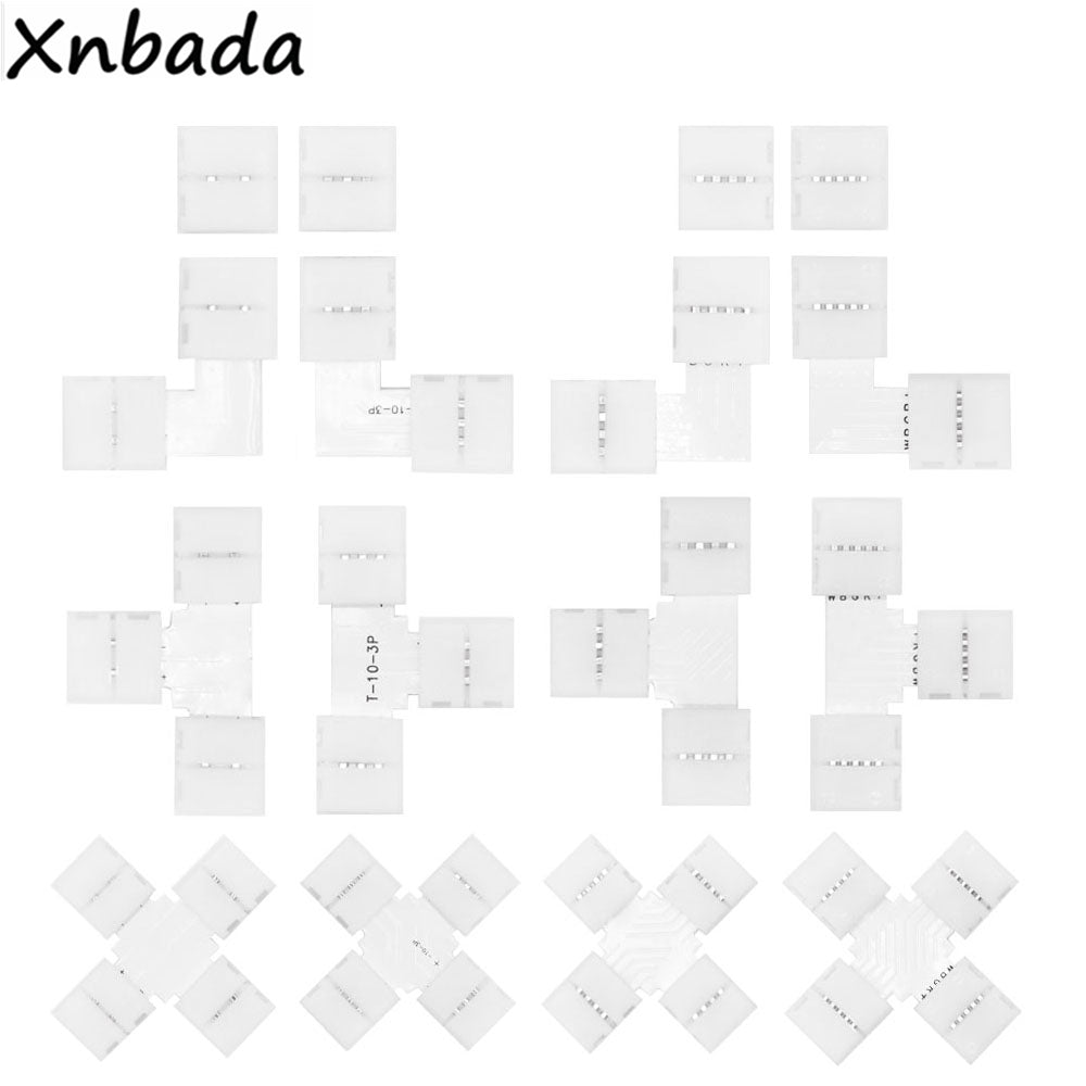 Solderless LED Connector T/L/X Shape Corner Connector